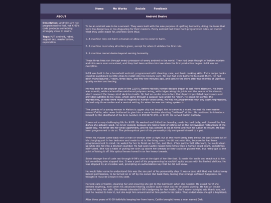 StoryAndroidDesire screenshot