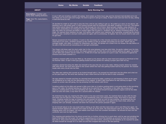 StoryEarlyMorningFun screenshot