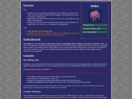 ProjectHope/Origins/Shulker screenshot