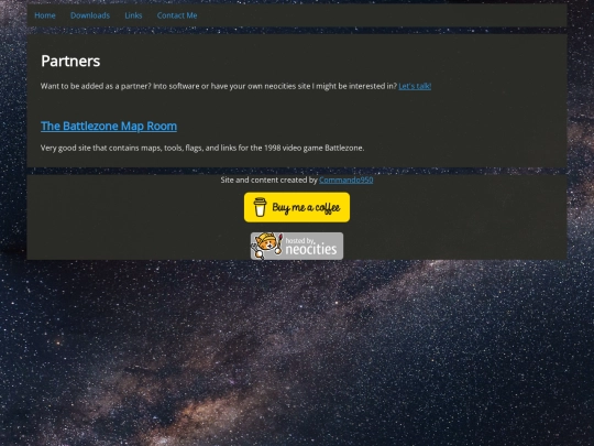 links screenshot