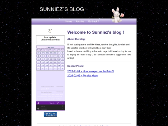 blog screenshot