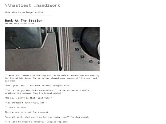 posts/Back_At_The_Station_2025_Jan_18 screenshot