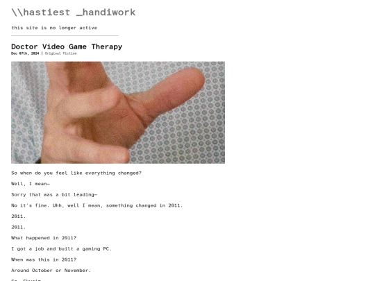 posts/Doctor_Video_Game_Therapy_2024_Dec_7 screenshot