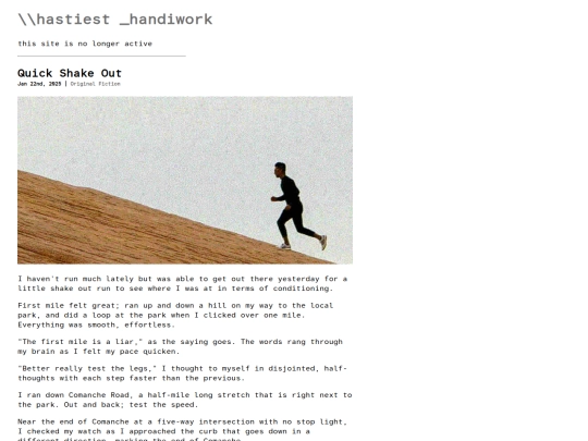 posts/Quick_Shake_Out_2025_Jan_22 screenshot