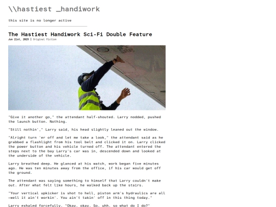 posts/The_Hastiest_Handiwork_Sci-Fi_Double_Feature_2025_Jun_21 screenshot