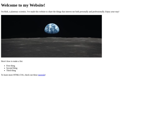index screenshot