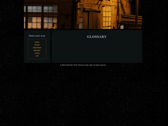 haunting/glossary screenshot