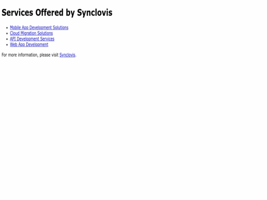 index screenshot