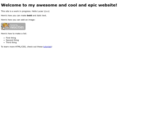 index screenshot
