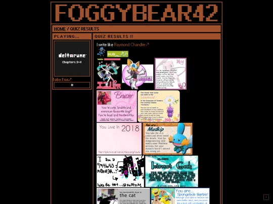 quizzes screenshot