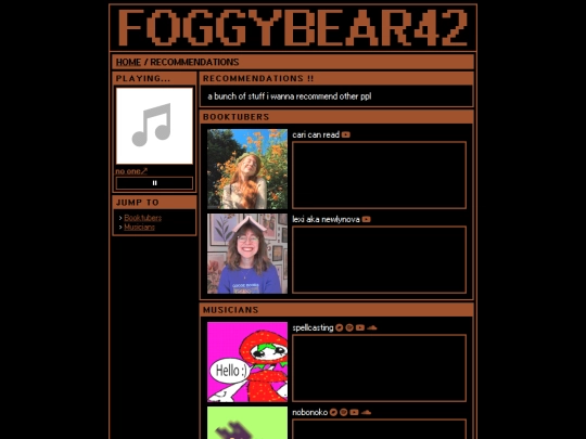 recommendations screenshot