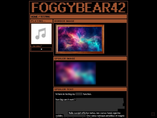 test screenshot