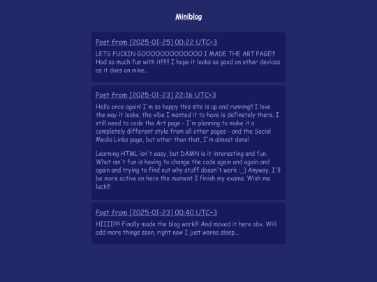 blog screenshot