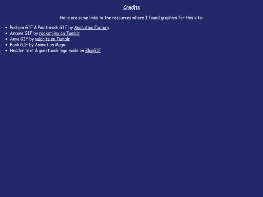 credits screenshot