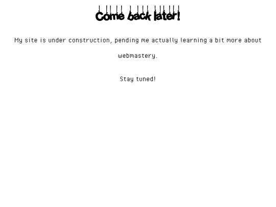 come-back screenshot