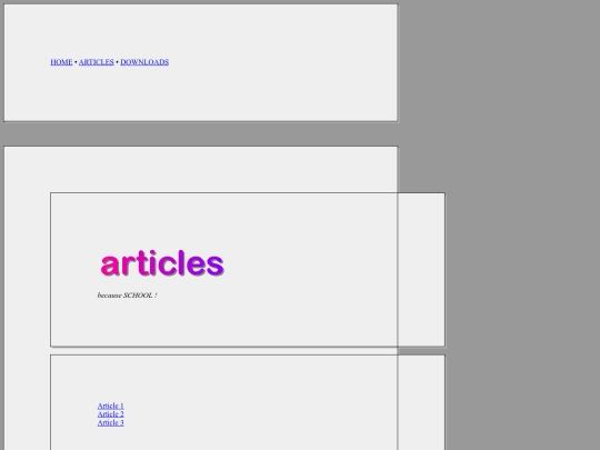 articles screenshot