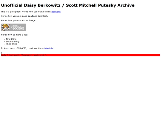index screenshot