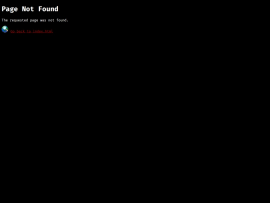 not_found screenshot