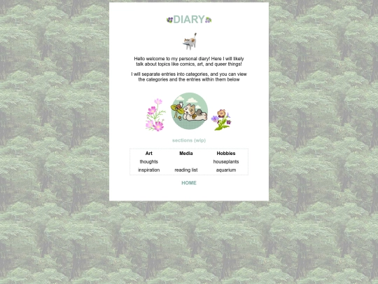 diary screenshot