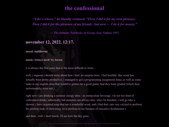 ghost/confessional screenshot