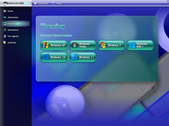 theming screenshot