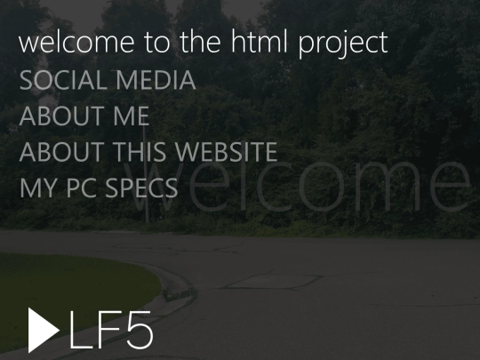 HTML INDEX screenshot