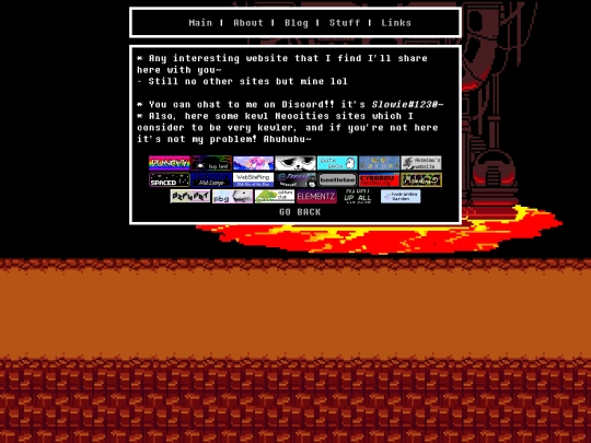 links screenshot