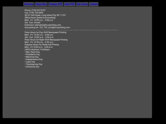 lincoprinting/contact screenshot
