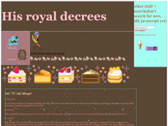 Blogpage screenshot
