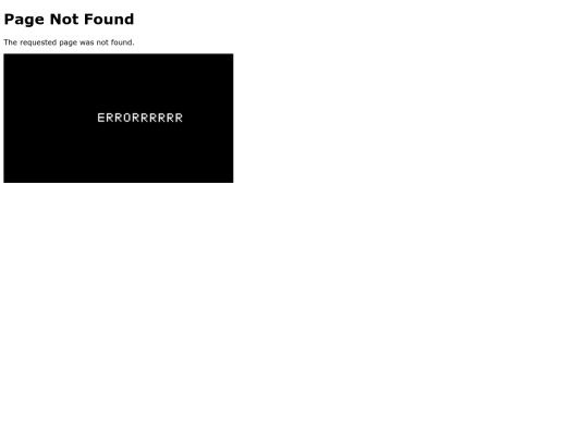 not_found screenshot