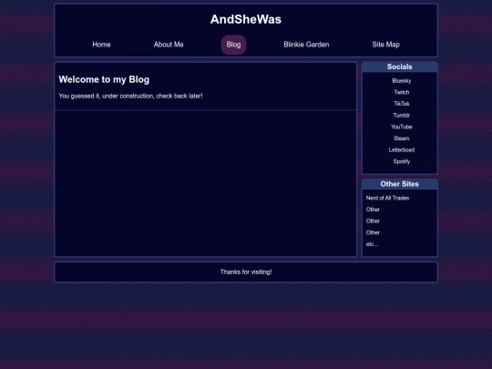 blog screenshot