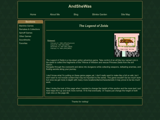 tloz/tloznes screenshot