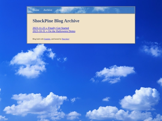 archive screenshot