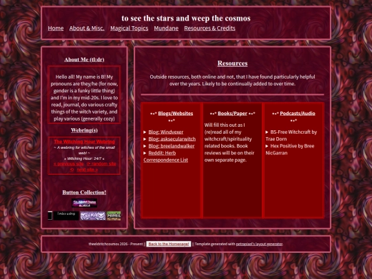 Magical Topics/resources screenshot