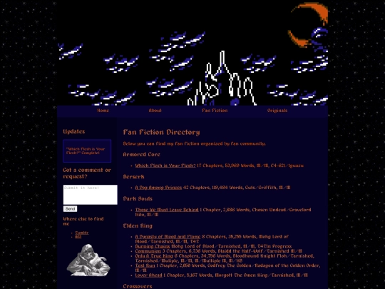 fic-directory screenshot