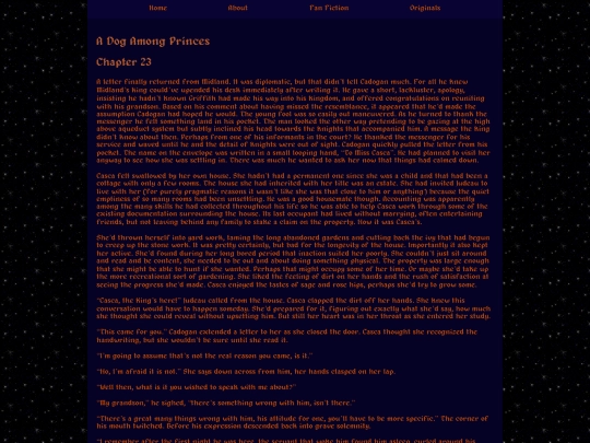 fics/A Dog Among Princes/A_Dog_Among_Princes_23 screenshot