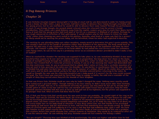 fics/A Dog Among Princes/A_Dog_Among_Princes_26 screenshot