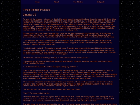 fics/A Dog Among Princes/A_Dog_Among_Princes_27 screenshot