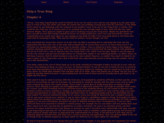 fics/Only A True King/Only_A_True_King_04 screenshot