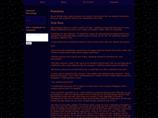 fics/Test Run/Test_Run screenshot