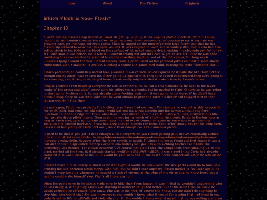 fics/Which Flesh is Your Flesh/Which_Flesh_is_Your_Flesh_13 screenshot