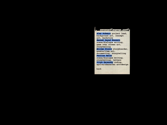 credits screenshot