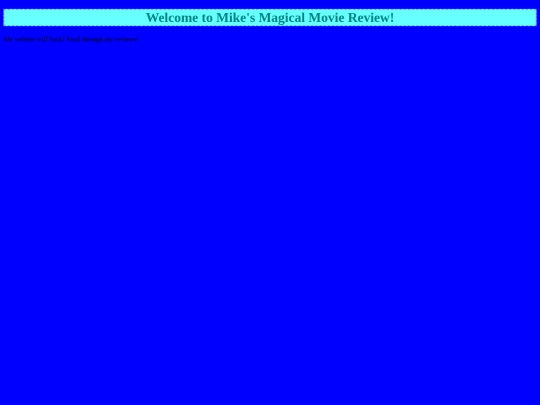 CSSMoviereview/Moviereview screenshot