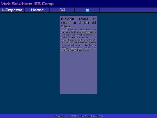 Miiotraweb/honor screenshot