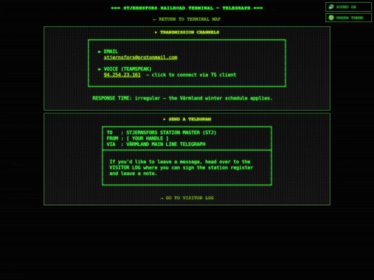 telegraph screenshot