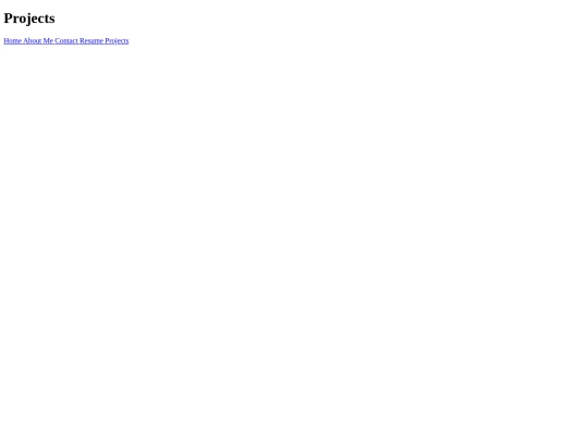 Portfolio/projects screenshot