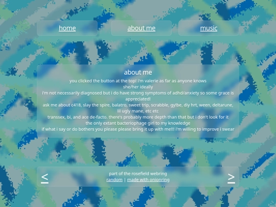 aboutme screenshot