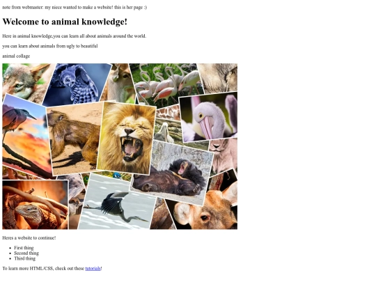 bymyniece/animalknowledge screenshot
