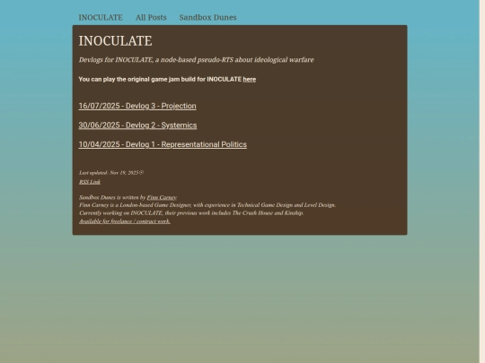 info/all_posts/INOCULATE_Devlogs screenshot