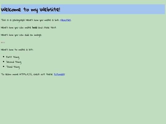 test screenshot